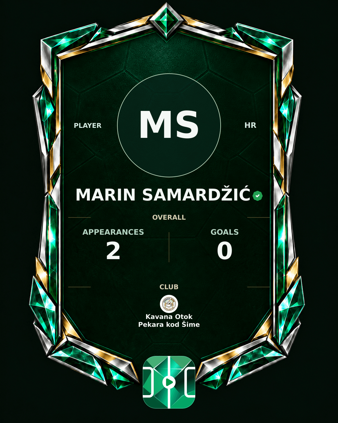 Marin Samardžić's PLAYGRND profile graphic